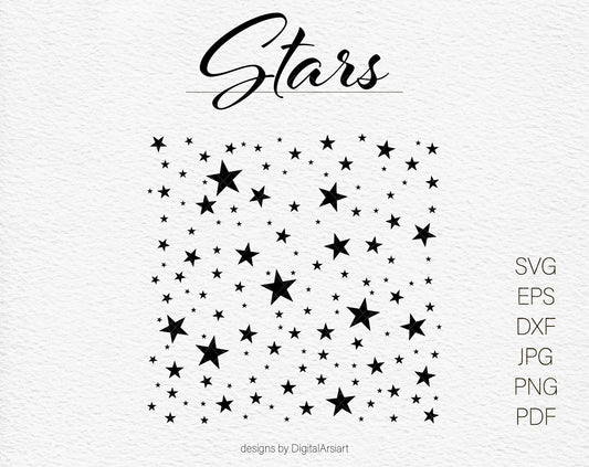 Stars background svg - 0654