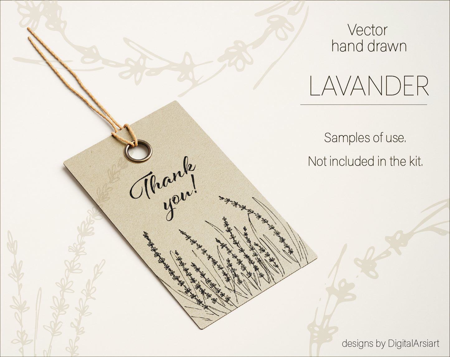 Lavender vector clipart - 0285