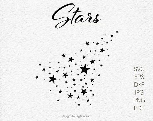 Vector stars background - 0653