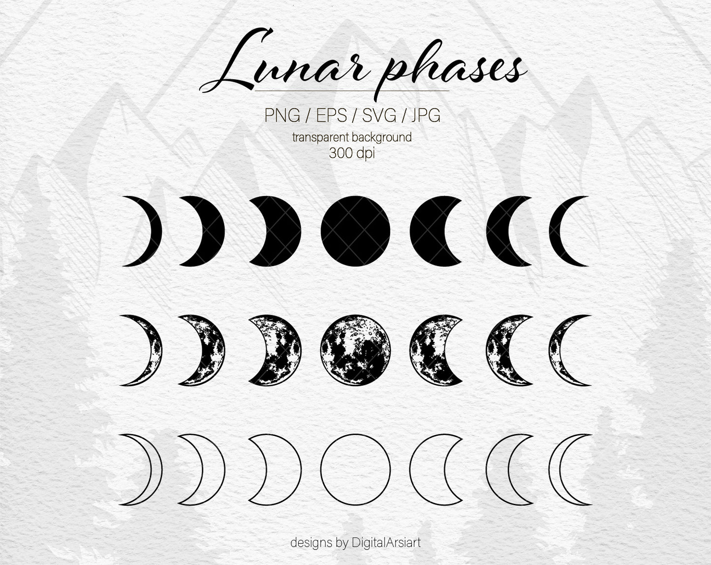 Moon phases svg - 0549